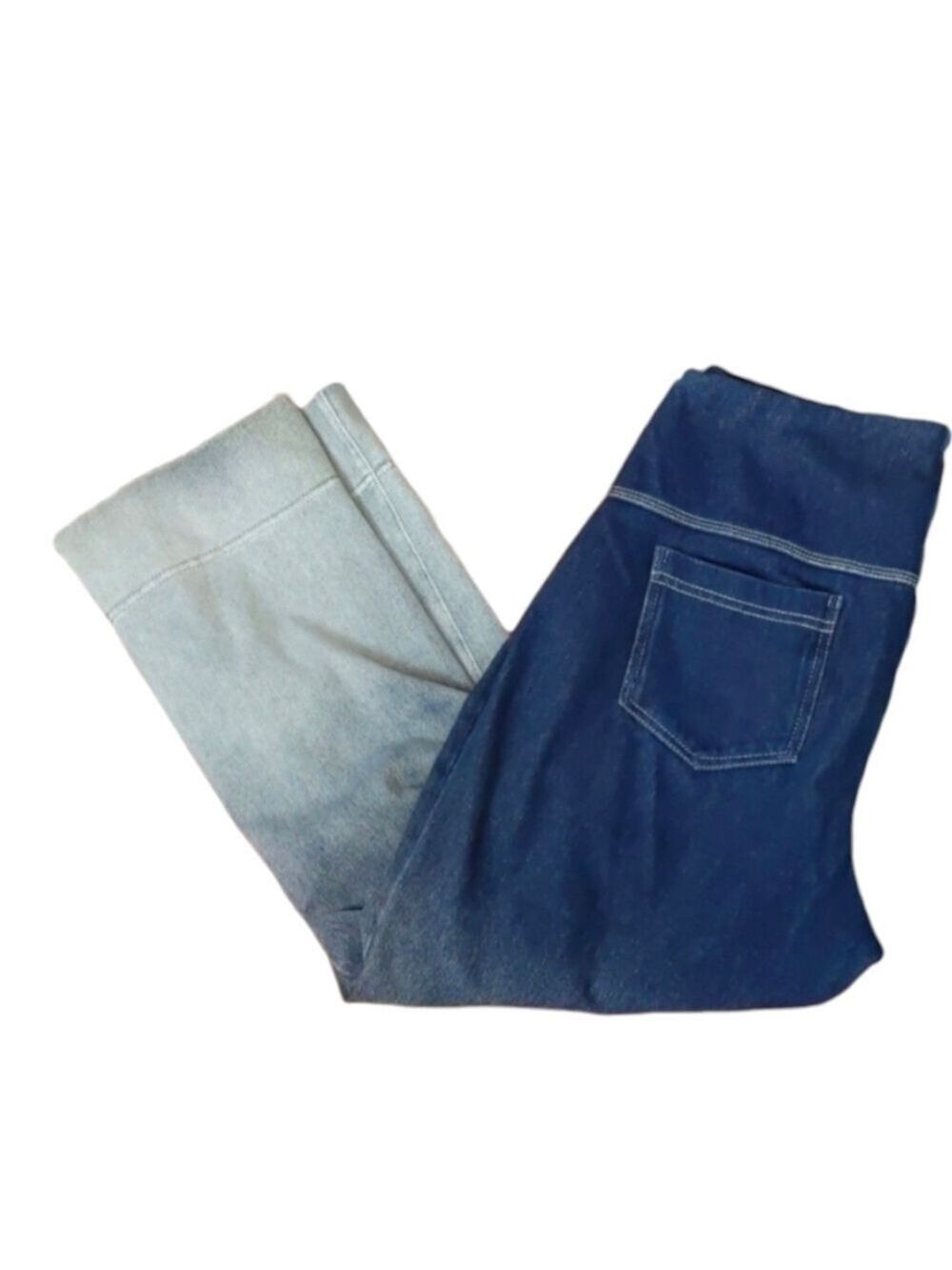 Lysse ombre denim leggings size medium